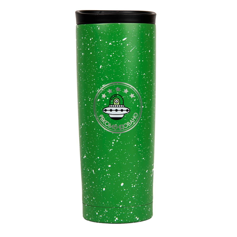 Термокружка вакуумная SPACE, 450 мл, зеленый-6