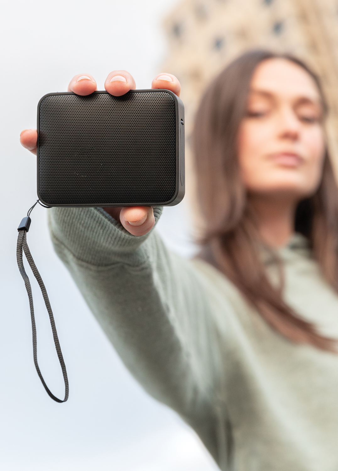 Беспроводная колонка Urban Vitamin Vallejo с защитой IPX7 из переработанного пластика RCS, 3 Вт-15