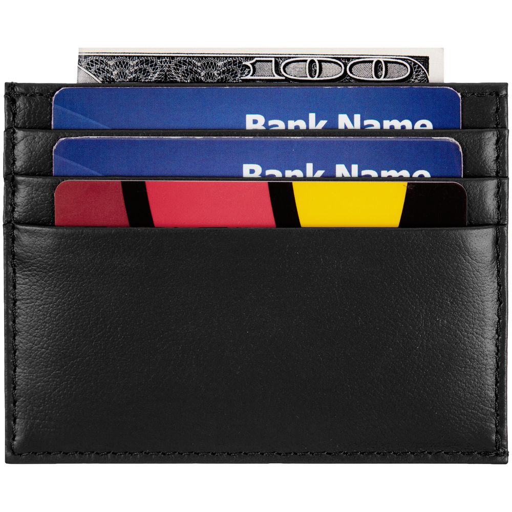 Чехол для карточек Top, черный-2