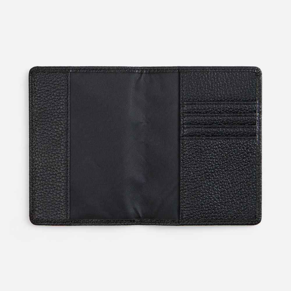 Обложка для паспорта Unison, черная-3