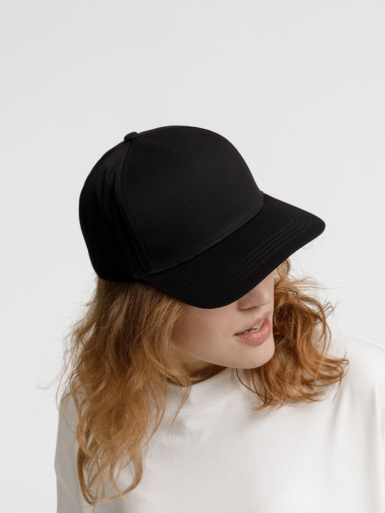 Бейсболка Seguro, черная-9