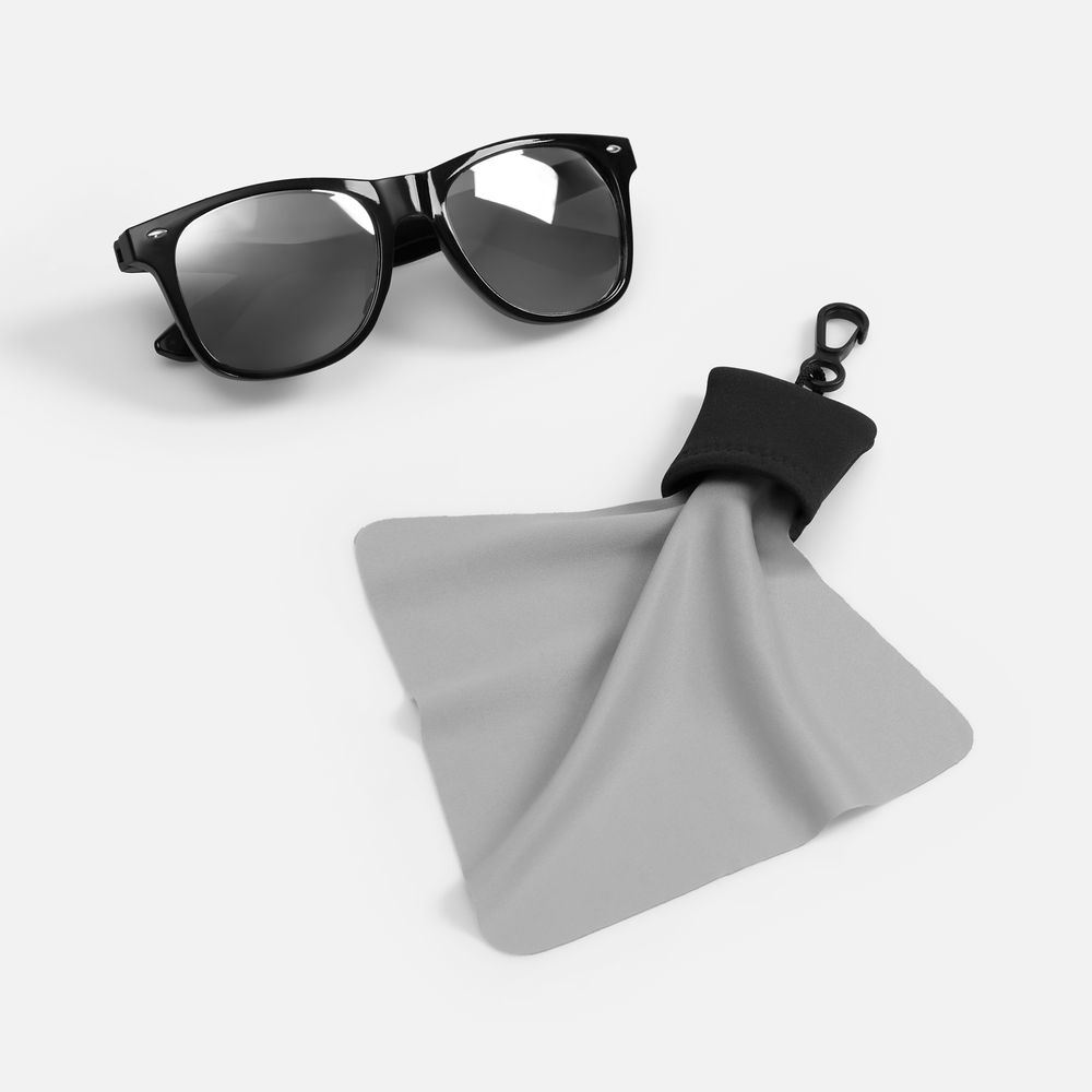 Очищающая салфетка Specta, серая с черным-2