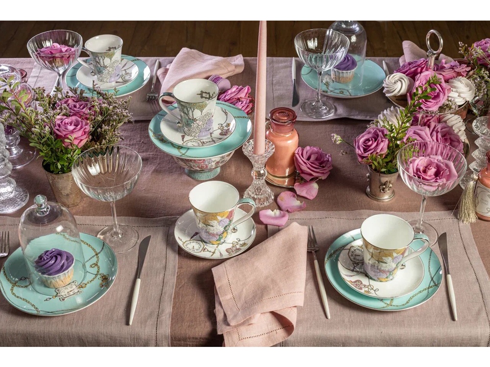 Набор чашка и блюдце Valerie Concept TEA SET ALICE-18