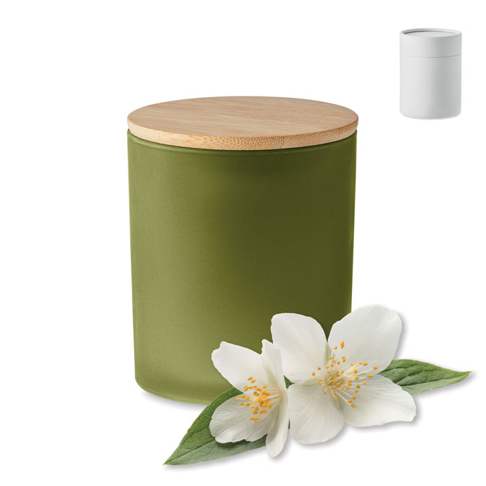 Арома свеча, зеленый-0