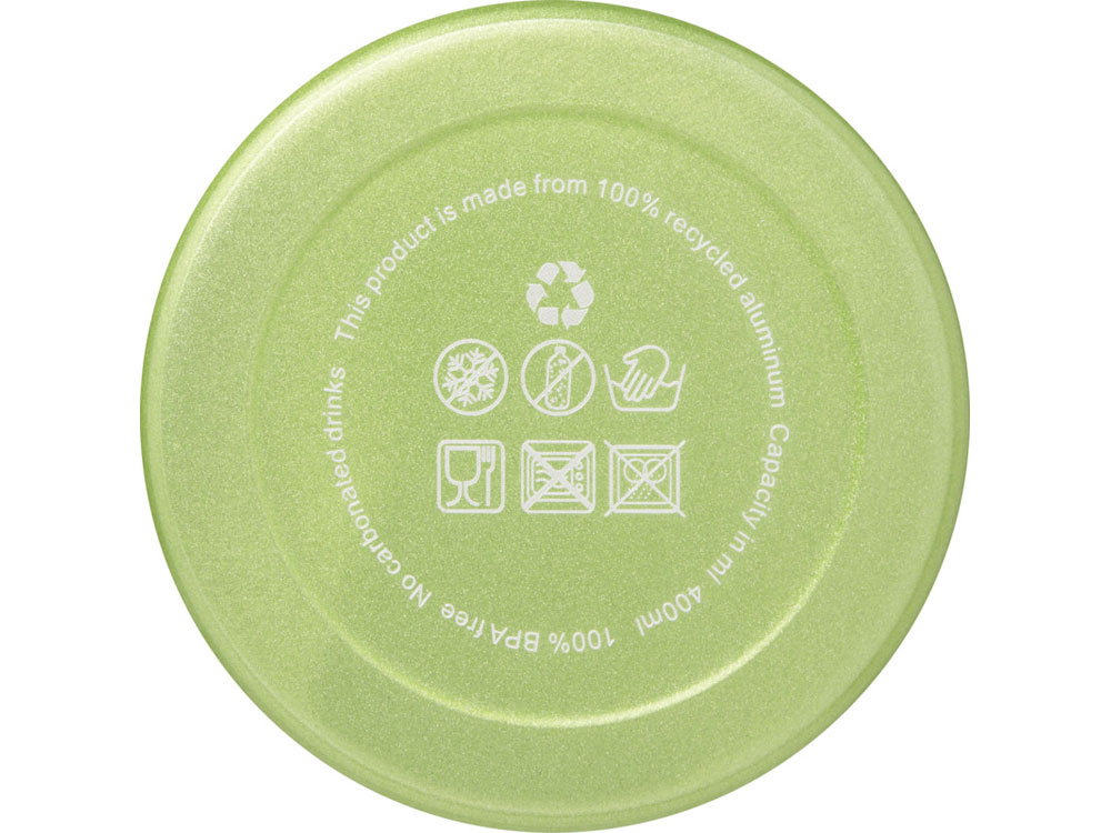 Бутылка для воды с карабином Oregon, объемом 400 мл, зеленое яблоко-2