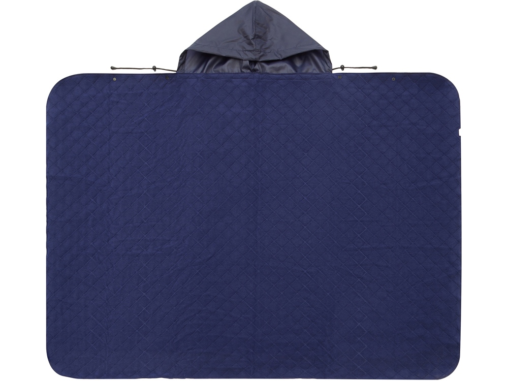 Пончо Cappy с капюшоном на липучке в мешке, темно-синий-7