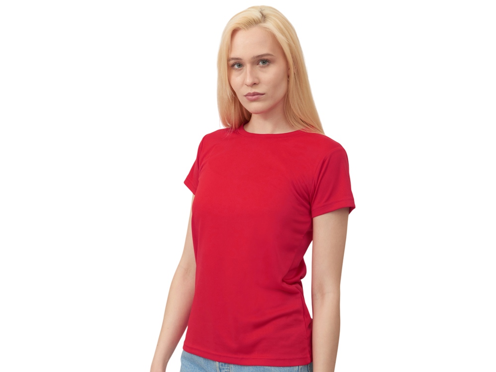Футболка спортивная Verona женская, красный-1