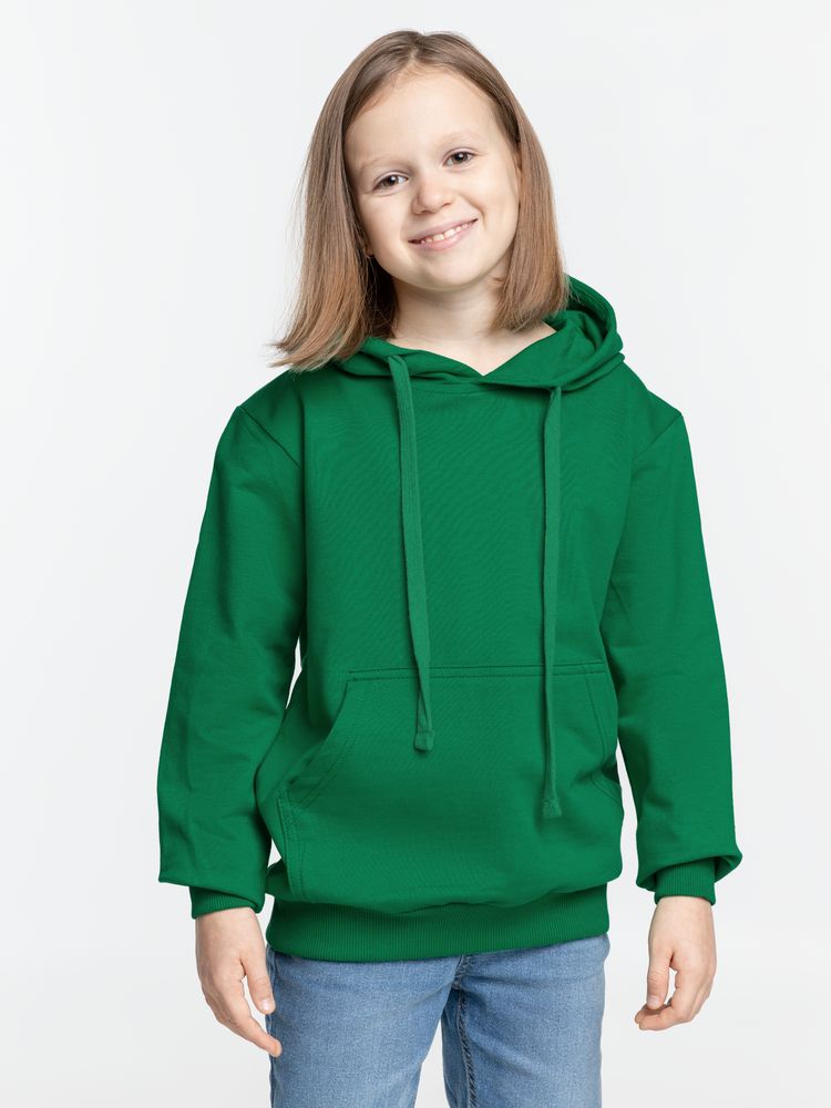 Худи детское Kirenga Kids 2.0, зеленое-2