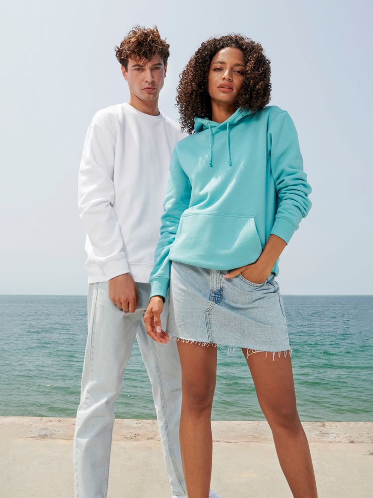 Свитшот унисекс Columbia, голубой (морская волна)-4