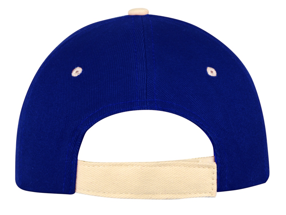 Бейсболка New Castle 6-ти панельная, кл синий/натуральный-6