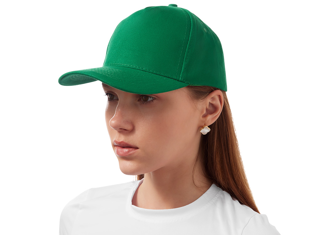 Бейсболка Florida 5-ти панельная, зеленый-2