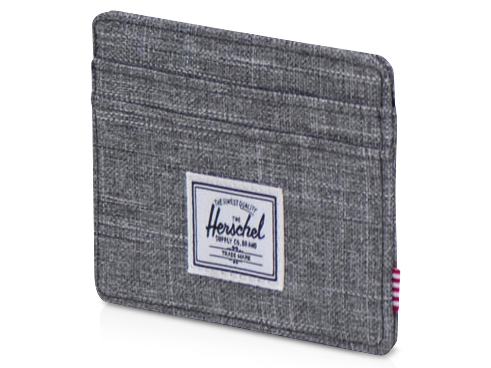 Herschel Charlie держатель для карт с RFID-защитой из переработанного материала - Серый яркий-0