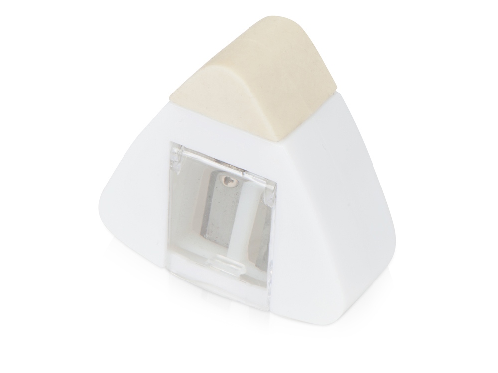 Точилка с ластиком Easy duo, белый-2