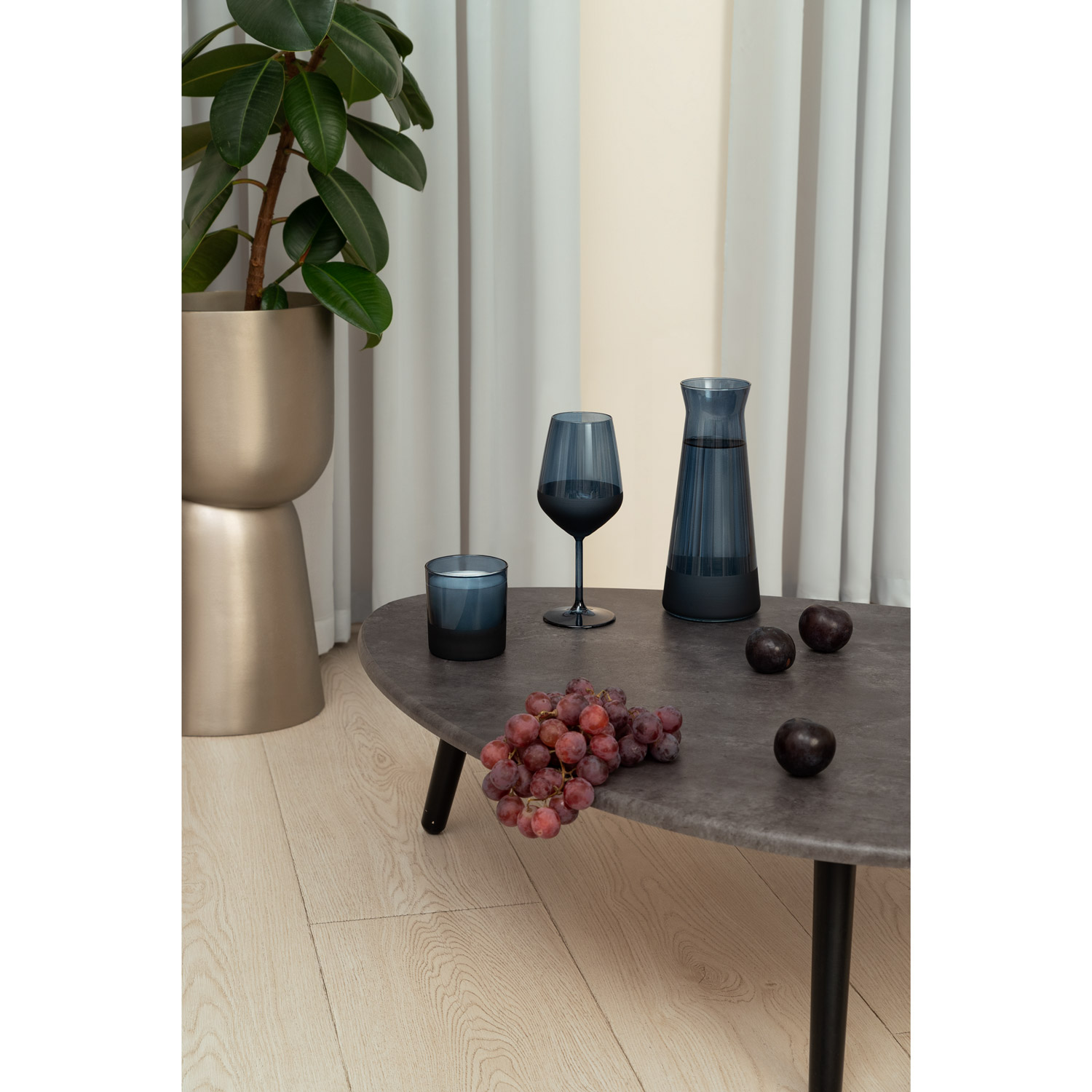 Бокал для вина Sapphire, синий-7