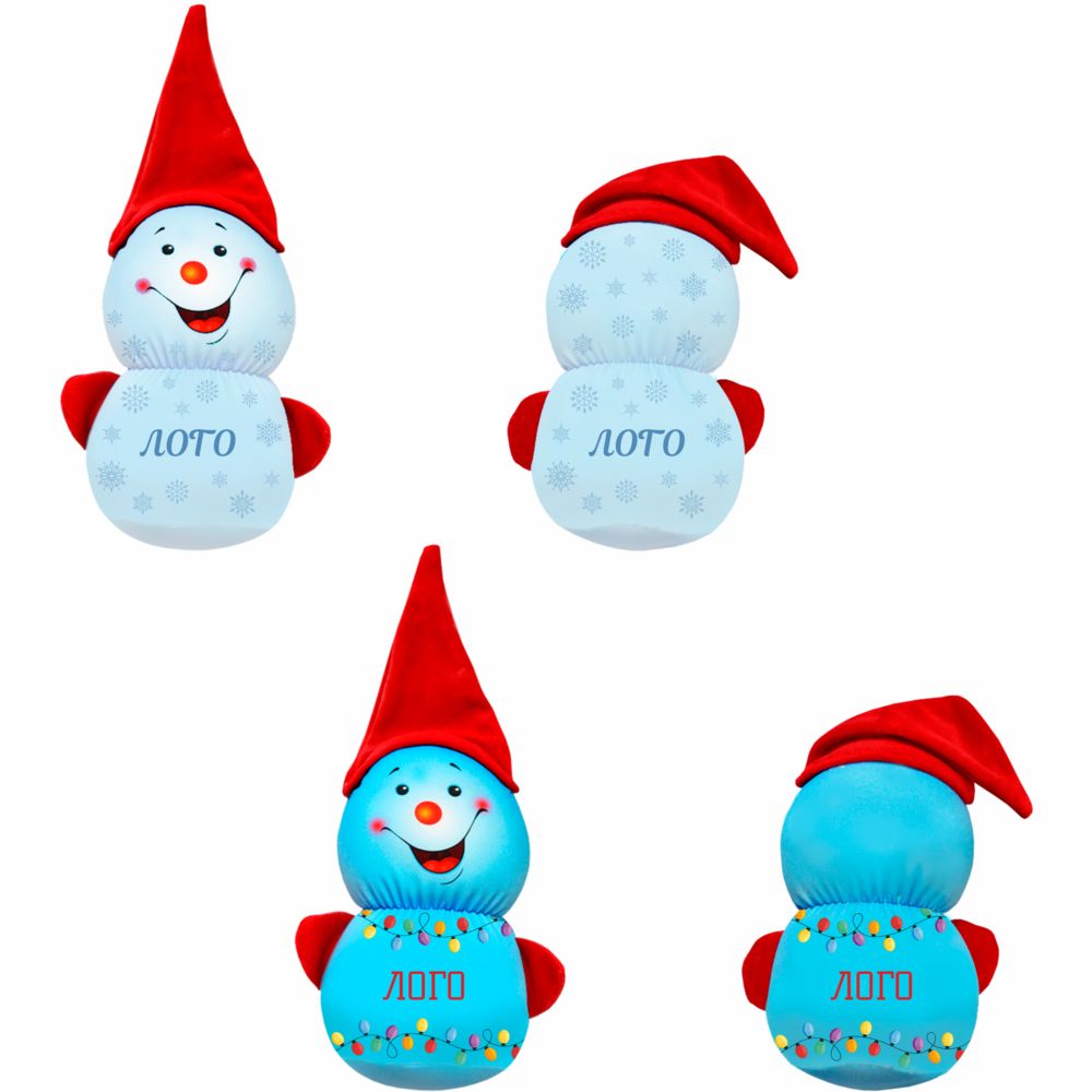 Подушка декоративная FrostyLove на заказ, снеговик-1