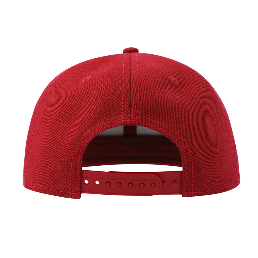 Бейсболка SNAP BACK-S, 6 клиньев, пластиковая застежка, красный-8