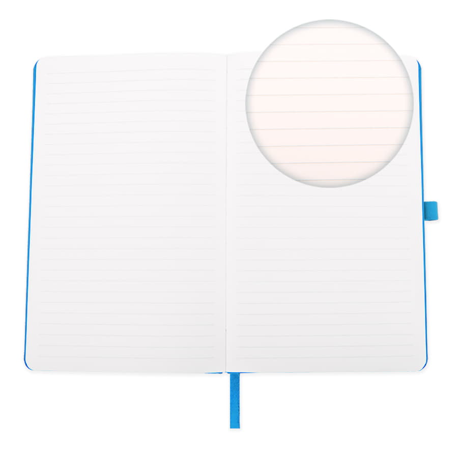 Бизнес-блокнот А5 FLIPPY, формат А5, в линейку, голубой-10