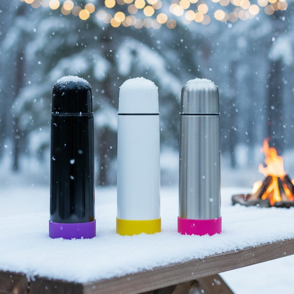 Термос Picnic Bright To Go, Белый/Жёлтый-1