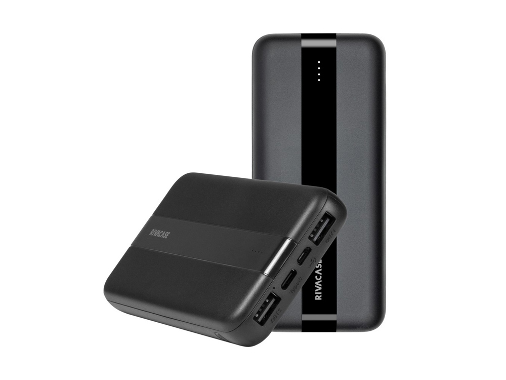 RIVACASE VA2041 (10000 мАч) внешний аккумулятор, черный 12/48-9