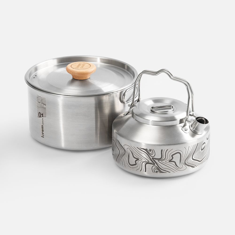 Набор туристической посуды Stackado-6