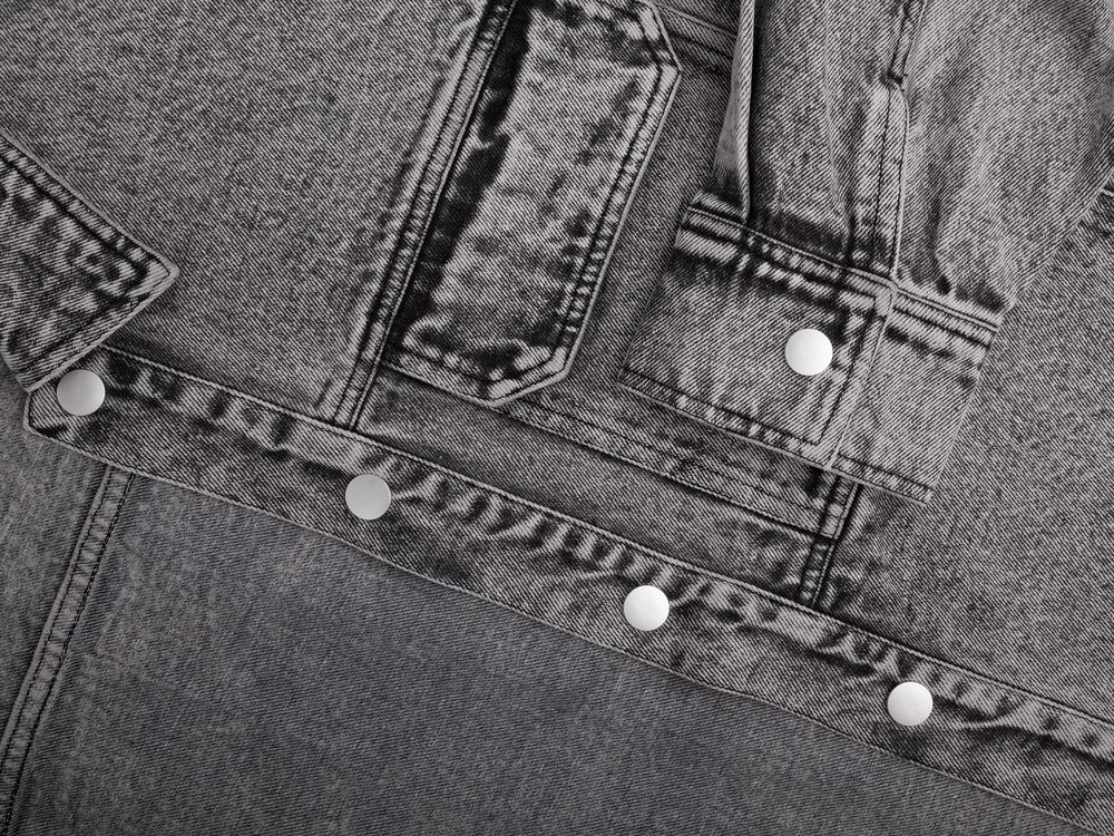 Куртка джинсовая O2, серая-2