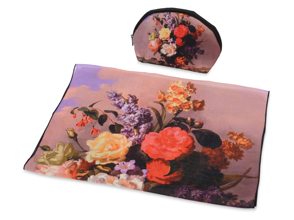 Набор Букет: косметичка и шарф-1