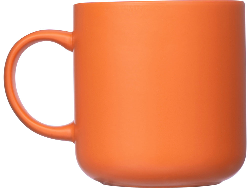 Кружка матовая Rita, 410мл, оранжевый-2