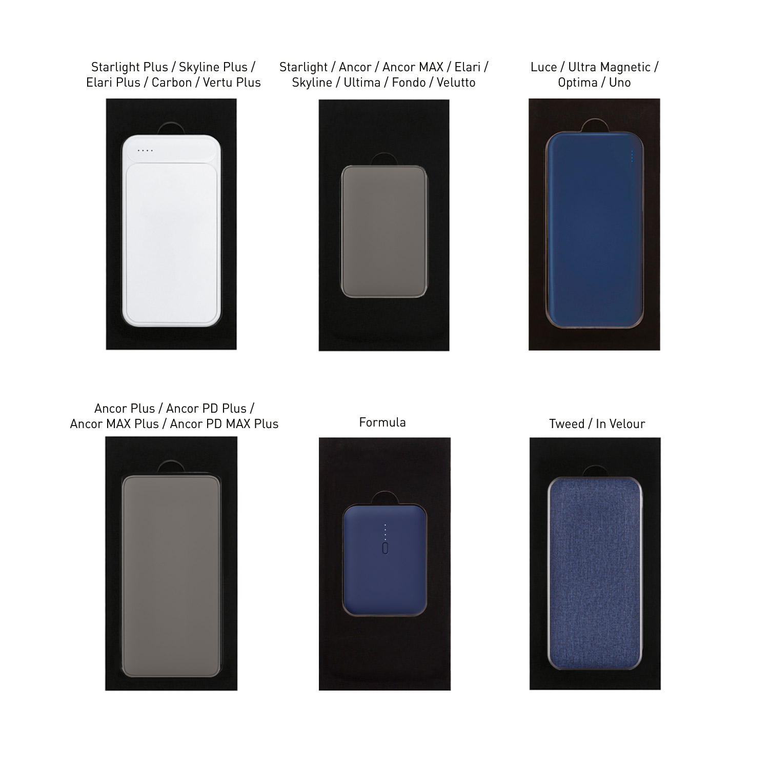 Подарочная коробка с ложементом для ежедневника, ручки и аккумулятора, черная (под съемные ложементы)-4