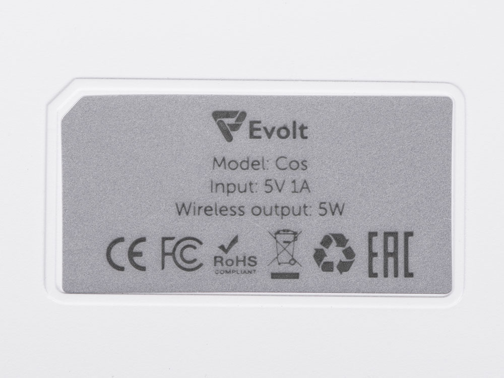 Беспроводное зарядное устройство Cos, 5 Вт, белый-4