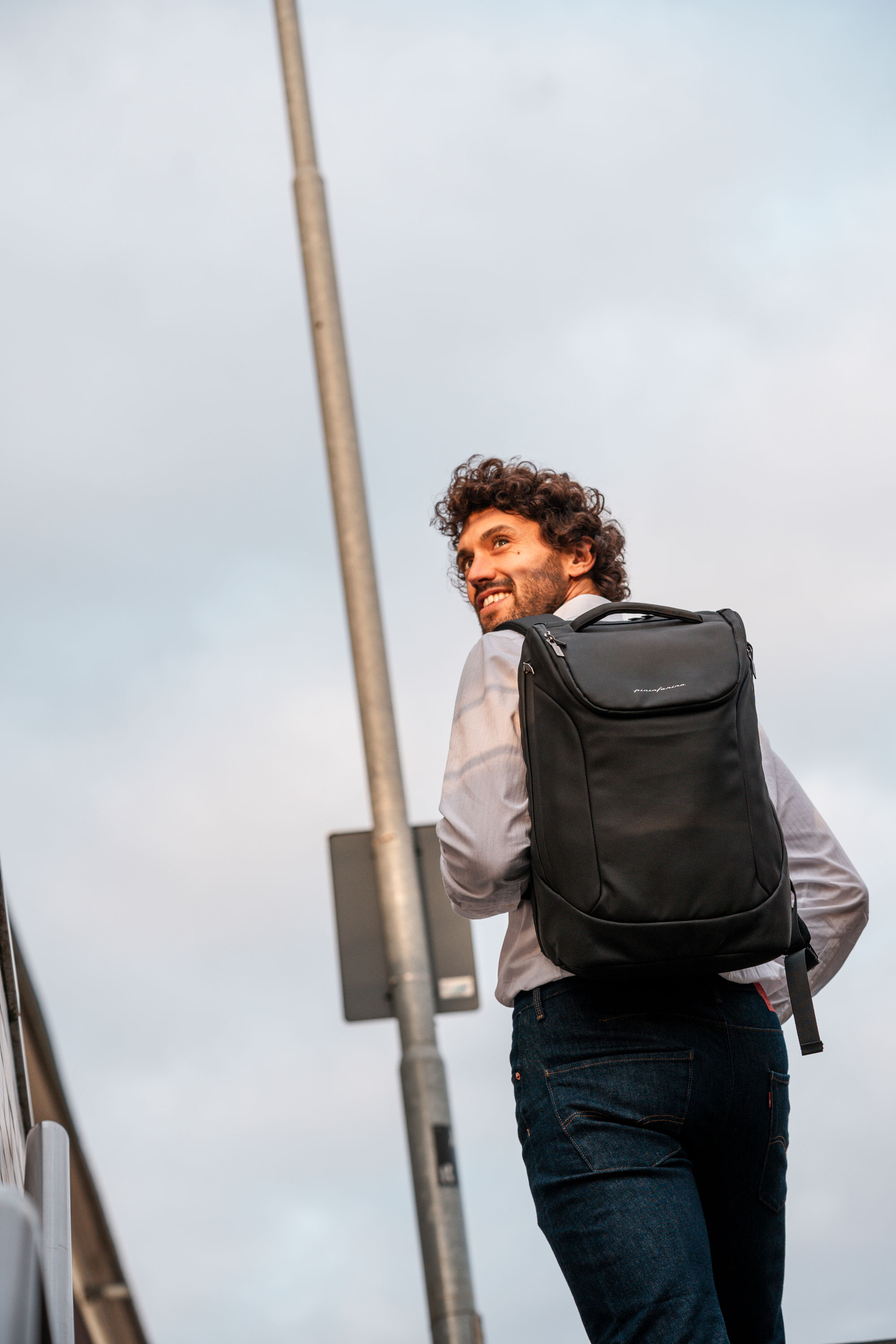 Рюкзак Pininfarina Active 45х30х19 см, черный-24