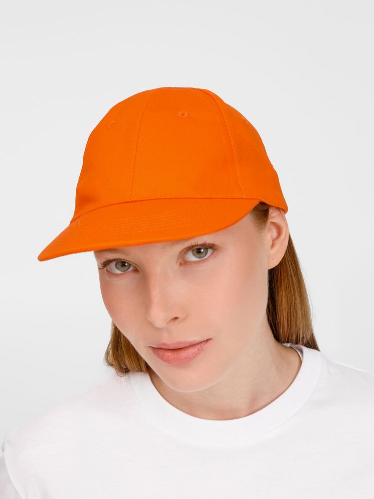 Бейсболка Apollo, оранжевая-3