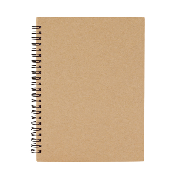 Блокнот на пружине VALLE, Бежевый-0