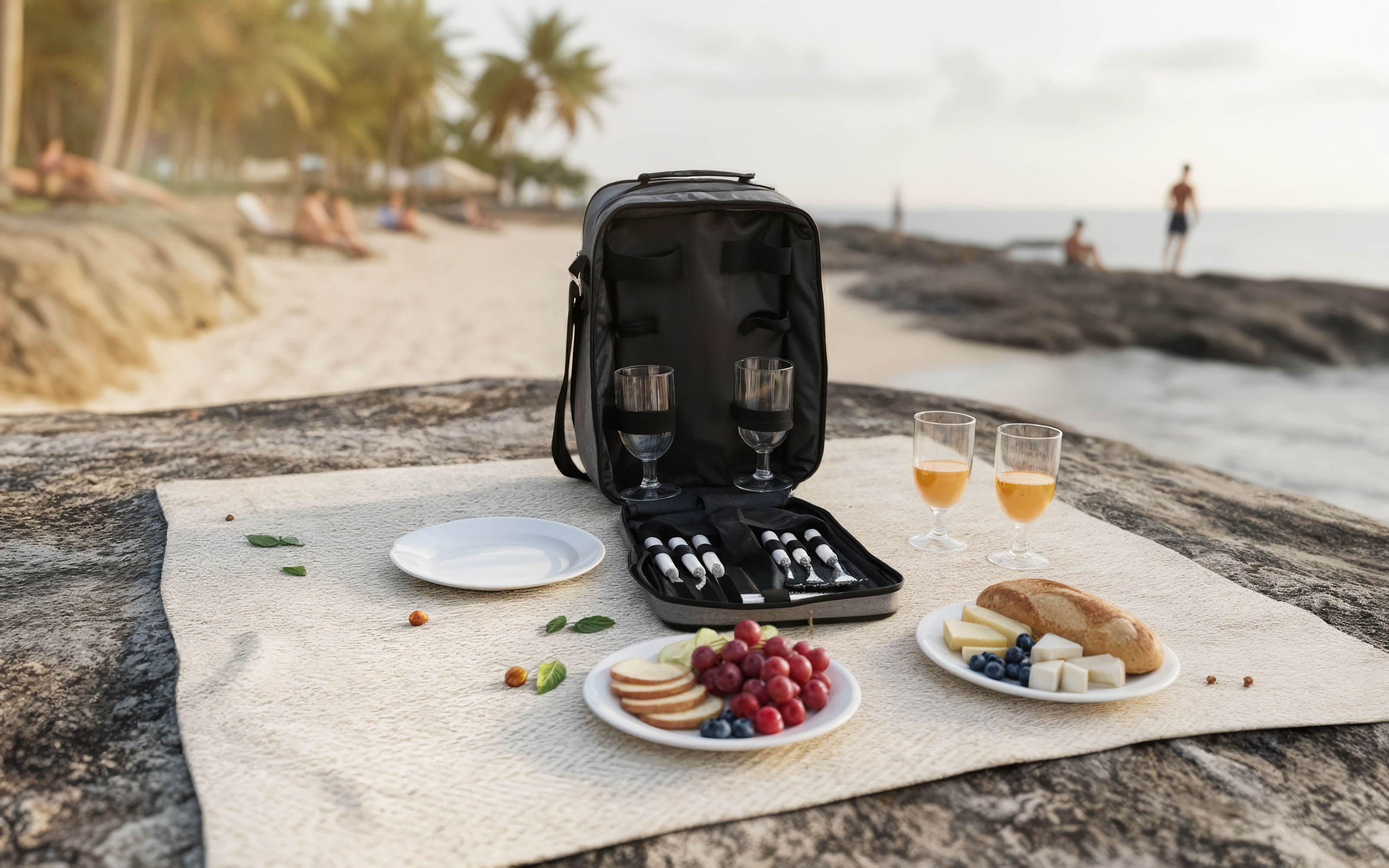 Набор для пикника "Эквадор" на 4 персоны с холодильным отделением-6