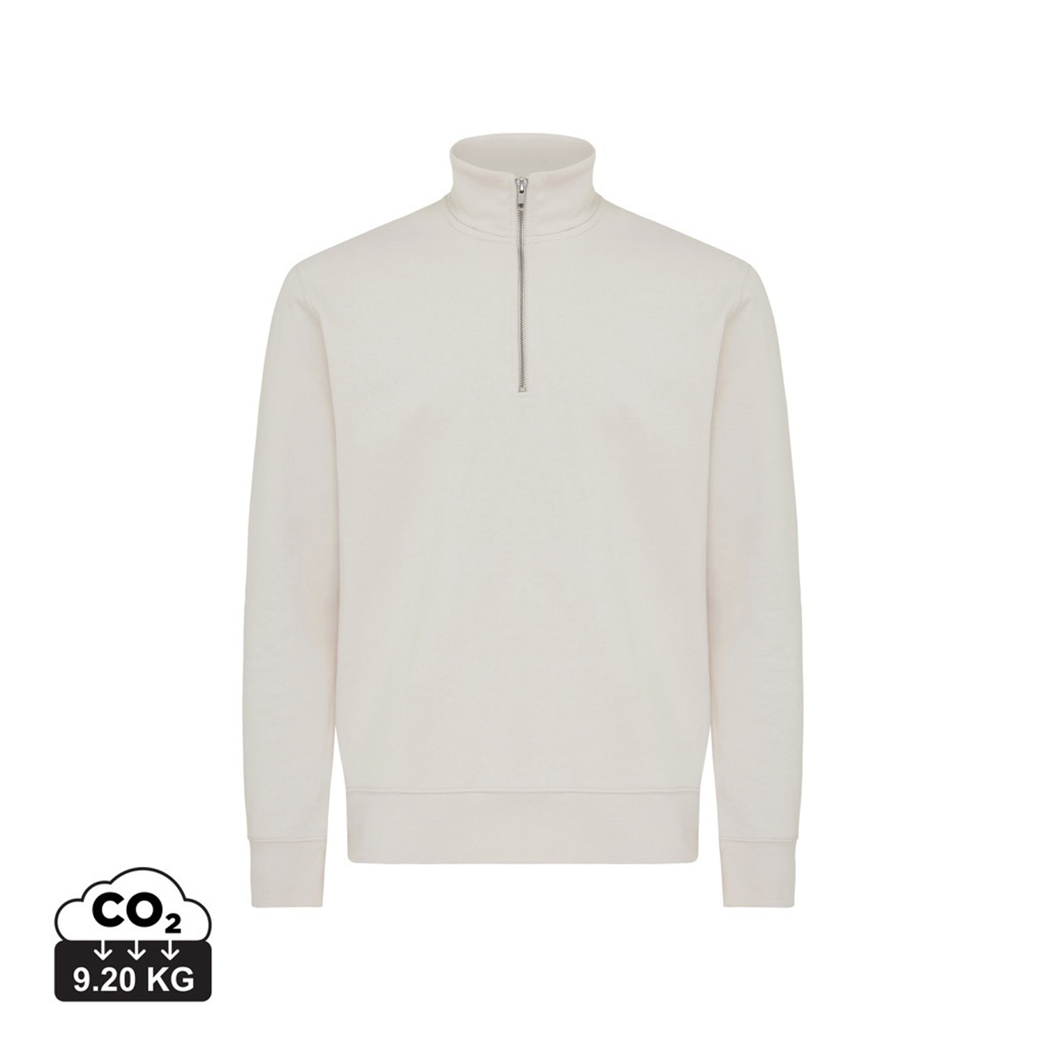 Свитшот на молнии Iqoniq Elgon из переработанного хлопка, 300 г/м²-22