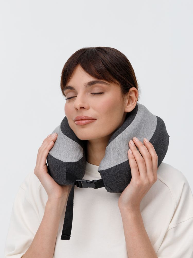 Дорожная подушка Piligrim, серая-4