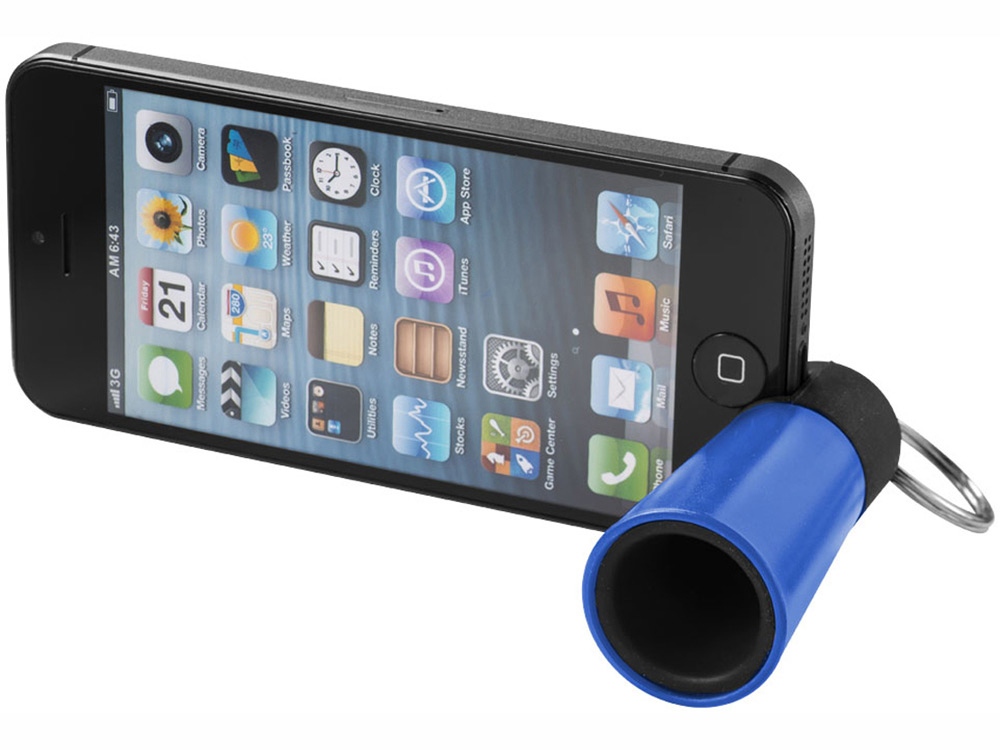 Усилитель-подставка для смартфона Sonic, ярко-синий-2