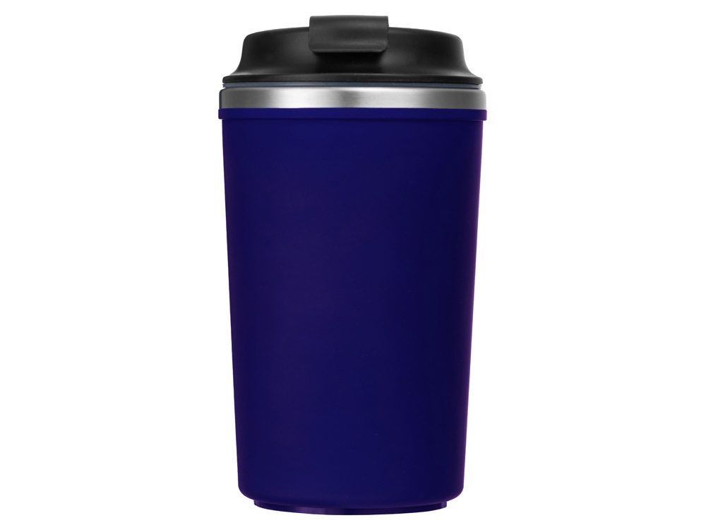 Герметичная термокружка на присоске Kick, 350 мл, темно-синий-4