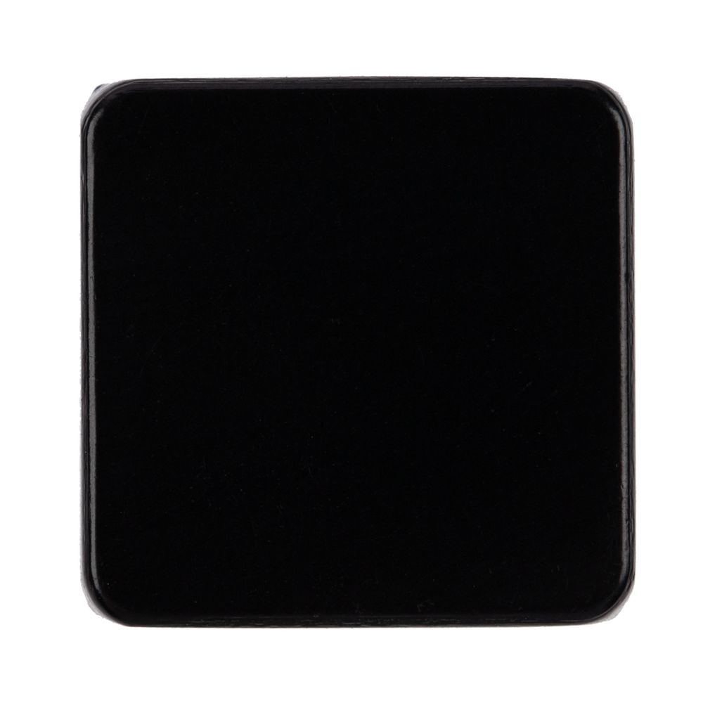 Квадратный шильдик на резинку Direct, черный-1