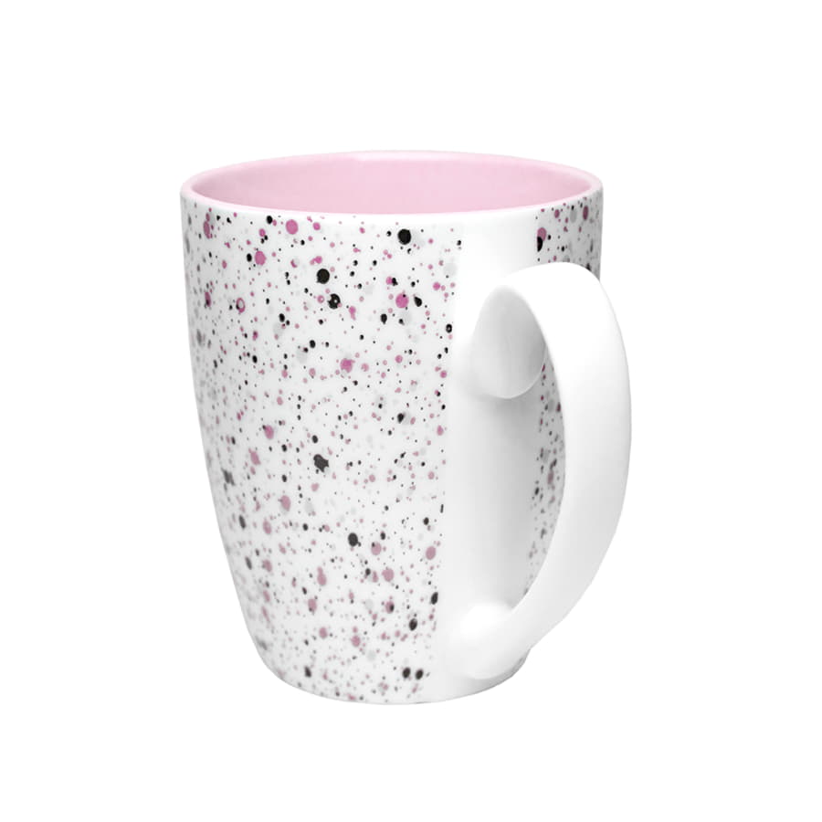 Кружка TERRAZZO, белый, розовый-2