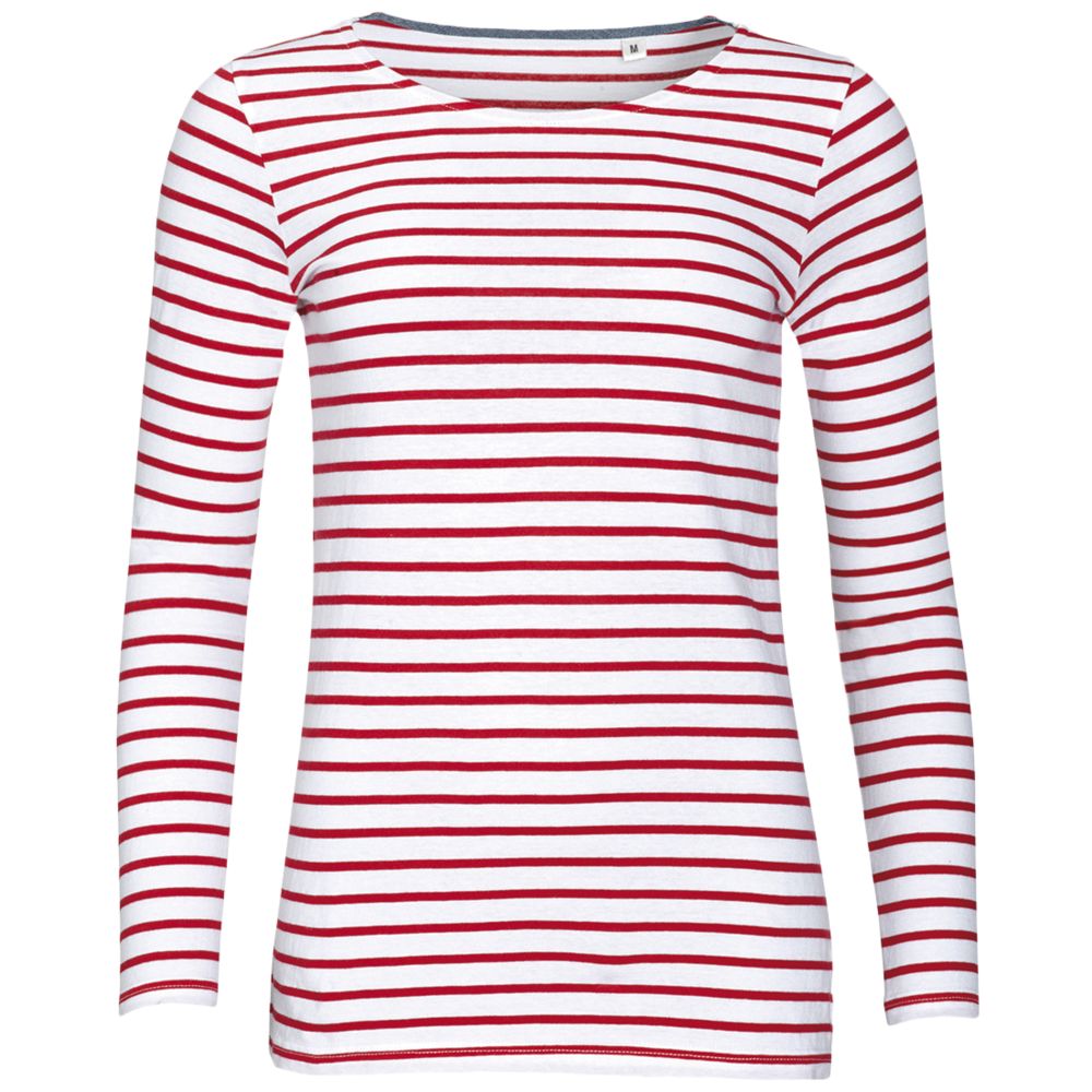 Футболка женская Marine Women, белая с красным-1