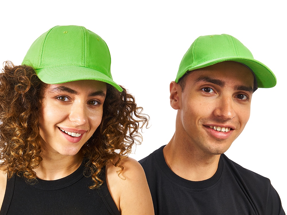 Бейсболка Detroit 6-ти панельная, зеленое яблоко-0