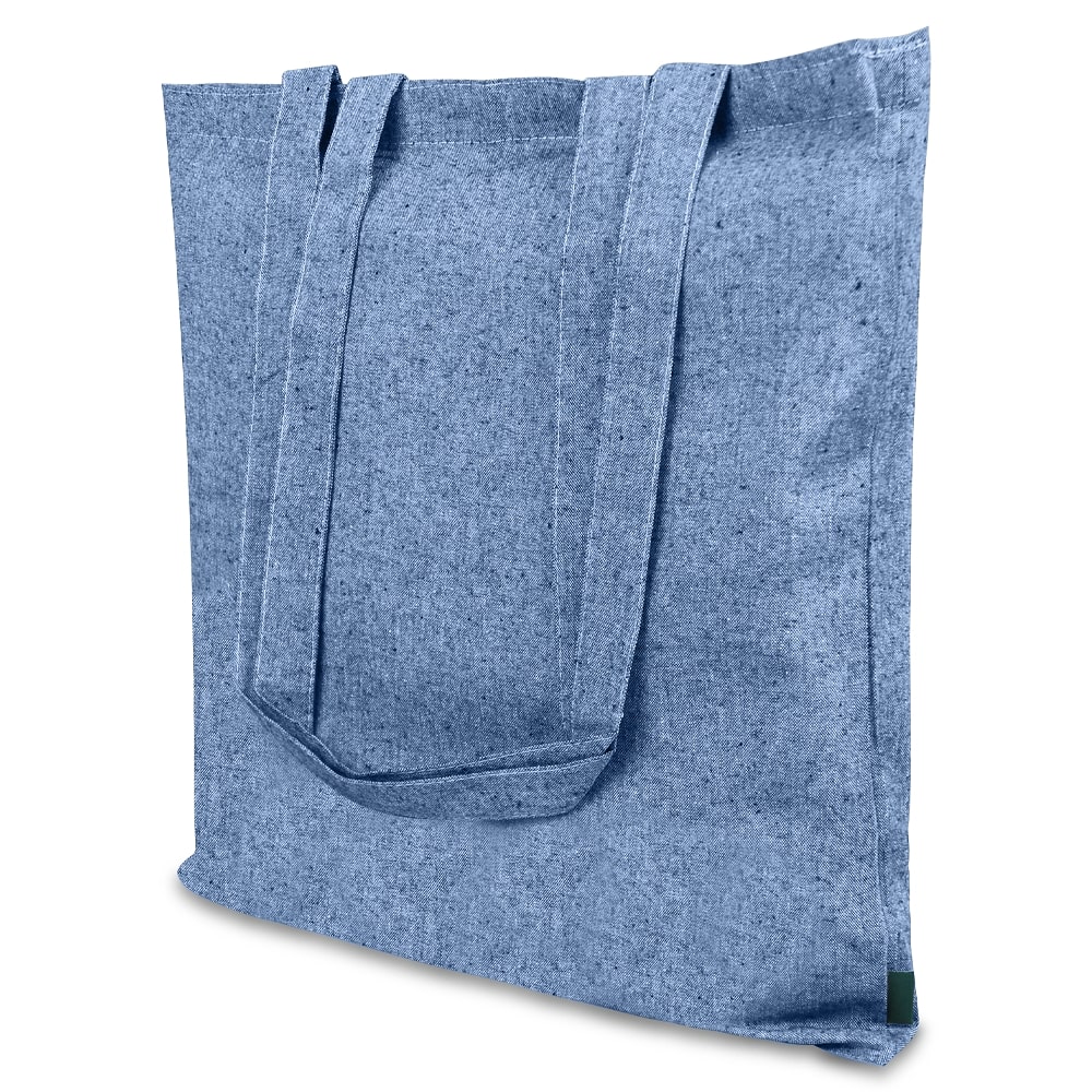 Сумка для покупок Caravan Recycled Melange 140 г/м², Синий-0