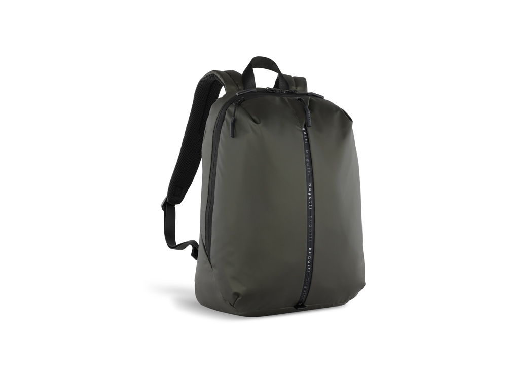 Рюкзак BUGATTI Blanc 15'', оливковый, тарпаулин/полиэстер, 32х15,5х45 см-0