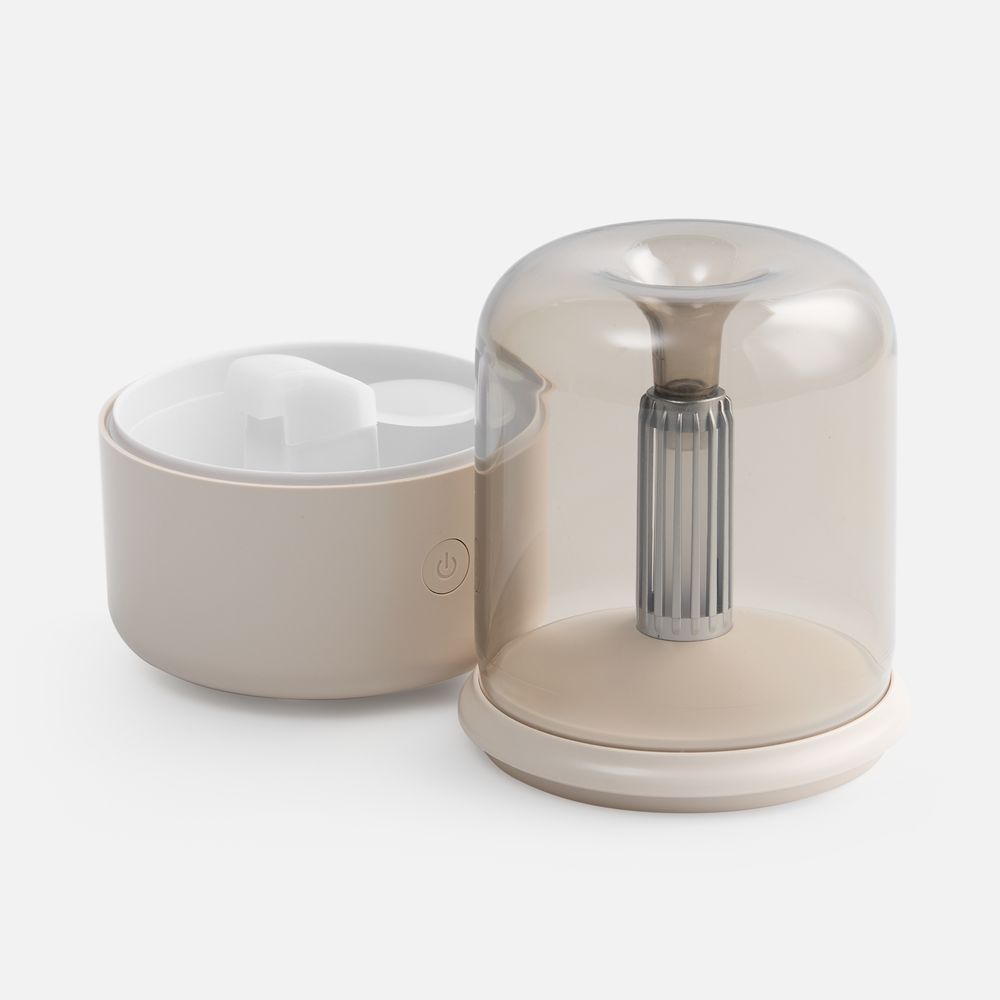 Увлажнитель-ароматизатор с подсветкой mistFlicker, молочно-белый-4