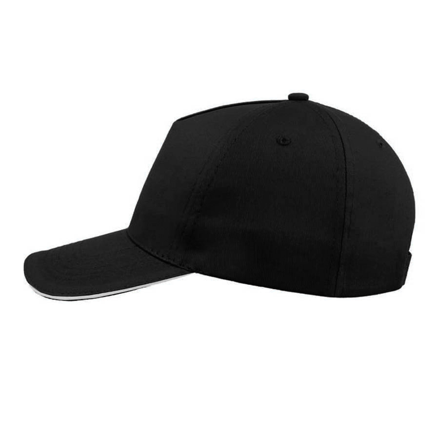 Бейсболка Cover Sandwich 370, черный, белый-1