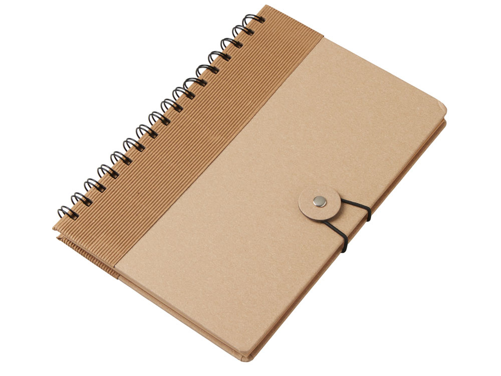 Крафтовый блокнот А5 в твердой обложке Saharan Cypress, 80 листов 70 гр/м2 бумаги, натуральный-0