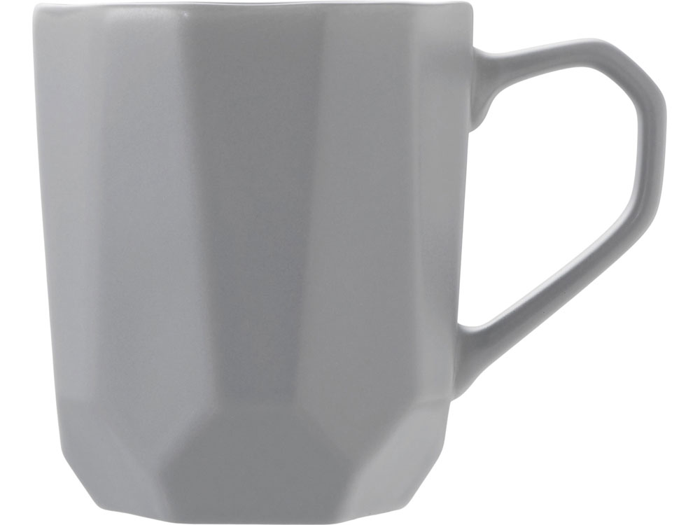 Кружка с гранями Amery, 310мл, серый матовый-3