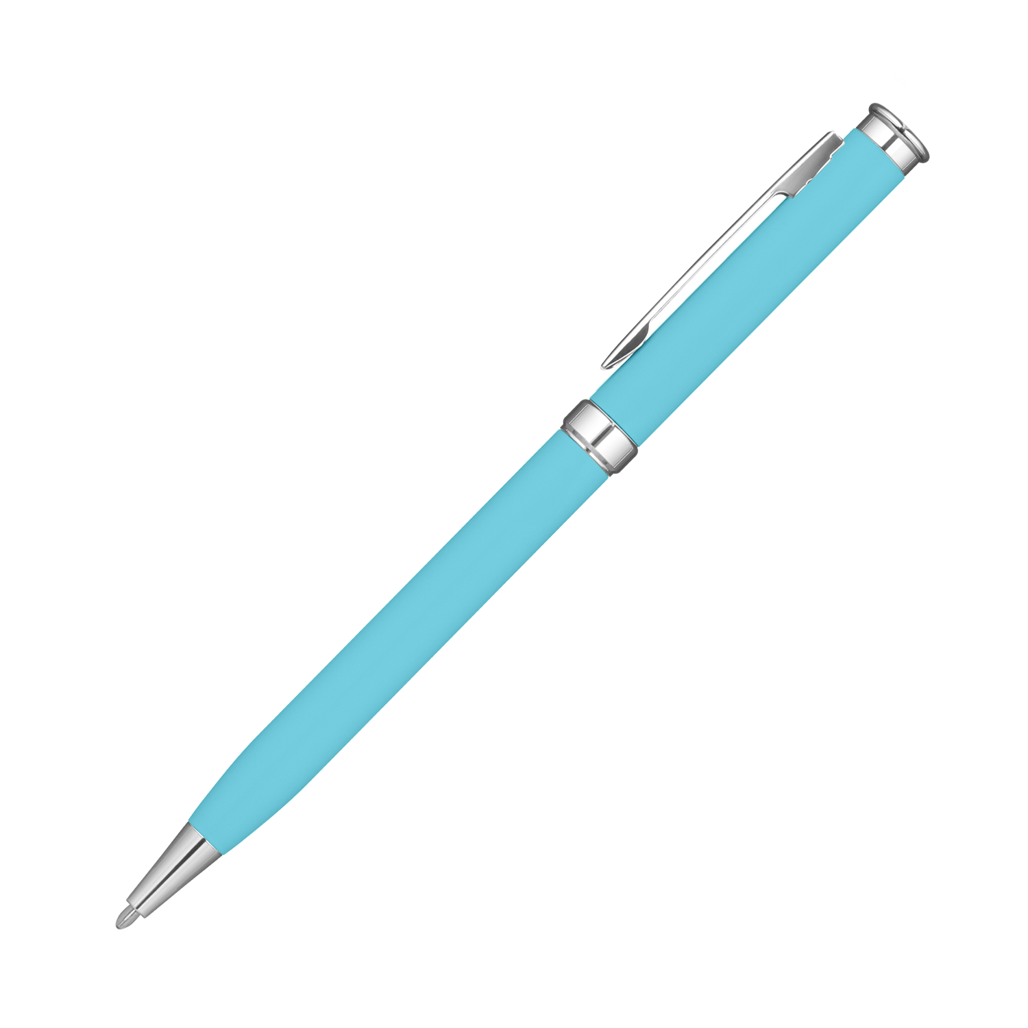 Шариковая ручка Бенуа (Benua), голубая-0