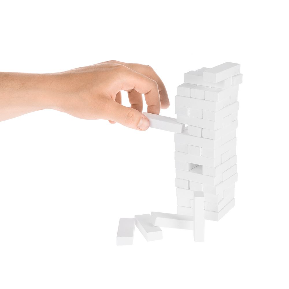 Игра «Деревянная башня Tickler», белая-2