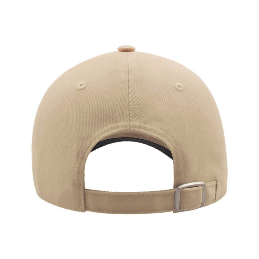 Бейсболка LIBERTY SANDWICH, 6 клиньев, сэндвич, металлическая застежка, бежевый, темно-синий-2